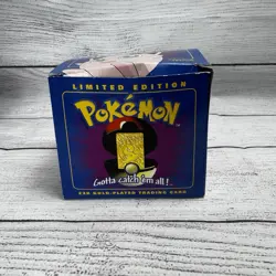 Pokemon Jigglypuff Limited Edition 23K Gold-Plated Trading Card Burger King 1999 - Image 3