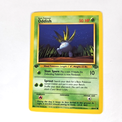 Pokemon TCG Oddish 1999 Wizards Of The Coast 1st Edition Jungle Card #58 No Play - Image 3