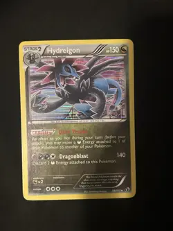 Pokemon TCG Hydreigon Legendary Treasures Holo Rare Card 99/113 - Image 1