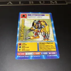 Wargreymon St-84 Digimon Swedish Promo Card TCG Rare Digi-Battle Bandai LP - Image 1