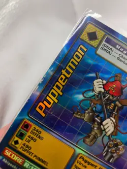 Puppetmon Card Bo-96 | Mega Level Digimon | Holo Foil | Bandai 1999 - Vintage PL - Image 2