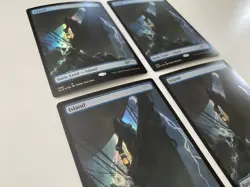 4x Island *FOIL* SECRET LAIR: The Dracula Lands MT/NM MTG SLD Vampire Comb Ship - Image 2