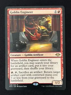 1x MTG Goblin Engineer - Modern Horizons (MH1) #128 - Magic the Gathering - Image 5