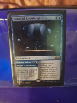 Virtue of Knowledge Wilds of Eldraine Regular - Image 1
