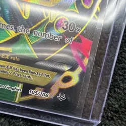 Pokemon M Rayquaza EX Mega Holo Emerald 105/108 Card 2015 English TCG - Image 5