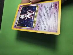 Pokemon Mewtwo 10/130 Base Set 2 Holo MP Card with Swirl !🌀 - Image 3