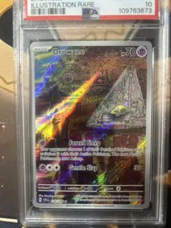 Pokemon Drowzee TCG Scarlet & Violet Holo Illustration Rare Card 210/198 PSA 10 - Image 5