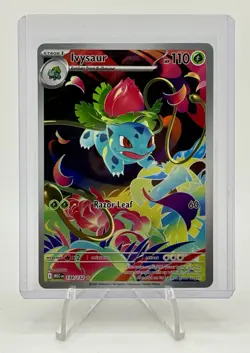 2025 Pokemon Ivysaur 134/132 Mega Evolution Illustration Rare Holo NM - Image 1