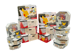 Lot of (7) Pokemon TCG Celebration Collector Chest + (8) V Tins SEALED - Image 1