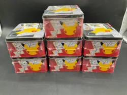 Lot of (7) Pokemon TCG Celebration Collector Chest + (8) V Tins SEALED - Image 2