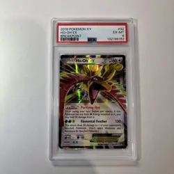 Pokemon Ho-Oh EX XY Breakpoint Holo Ultra Rare #92 PSA 6 - Image 1