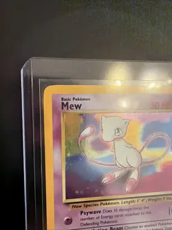 2000 Pokemon - Mew Holo - WOTC Black Star Promo #9 - Pokemon League Mp - Image 2