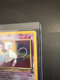 2000 Pokemon - Mew Holo - WOTC Black Star Promo #9 - Pokemon League Mp - Image 3