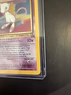 2000 Pokemon - Mew Holo - WOTC Black Star Promo #9 - Pokemon League Mp - Image 4