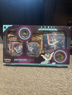 Pokemon Vaporeon VMAX Premium Collection Box Sealed - Image 1