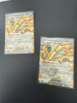 x2 Gholdengo ex 139/182 - Paradox Rift - Double Rare Holo - Pokemon TCG - NM - Image 1