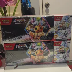 Pokemon Prismatic Evolutions Booster Surprise Box and Booster Bundle Sams Club. - Image 1