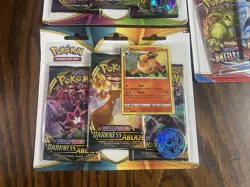 Pokemon TCG Flareon Jolteon Vaporeon 3-Pack Blisters Darkness Battle Vivid X3 Lo - Image 2