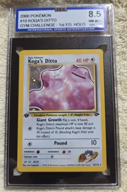 #10/132 Koga's Ditto Gym Challenge 1st Edition Holo 2000 Pokemon - Image 1