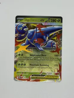 Pokemon TCG - Phantasmal Flames - Mega Heracross EX 004/094 Double rare Holo NM - Image 1