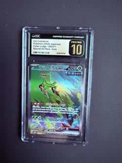 CGC 10 PRISTINE Iron Leaves EX 093/071 Pokemon Cyber Judge 2024 Japanese - Image 1