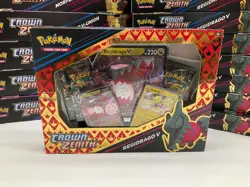 Lot of (30) Pokemon TCG Crown Zenith Boxes (16) Regidrago (14) Morpeko V Union - Image 2