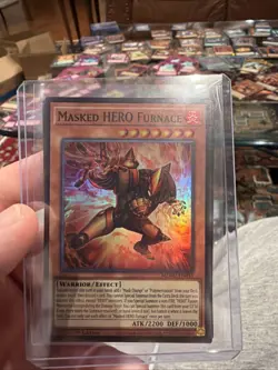 3x Masked HERO Furnace 1st Edition Super Rare MZMU-EN015 Yu-Gi-Oh! - Image 1