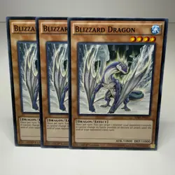 3x Yugioh Blizzard Dragon SDKS-EN017 Common - LP-NM 💎 - Image 1