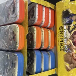 One Piece TCG Tin Pack Set Vol. 2 Set Lot Of 12 TS-02 with Display English NEW - Image 5