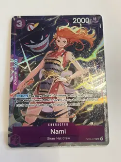 One Piece Card Game Nami OP09-070 Premium Best Selection Vol 4 (Gengar Nami) - Image 1