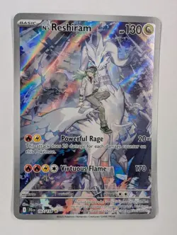 N's Reshiram IR 167/159 JTG S&V ENG Journey Together NM Pokemon Card TCG - Image 1