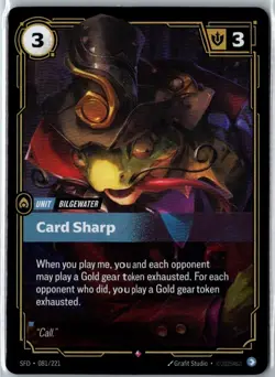 Card Sharp Spiritforged 081/221 NM Riftbound - Image 1