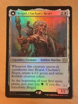 Magic the Gathering MTG Brigid Clachan's Heart Foil Lorwyn Eclipsed NM - Image 1