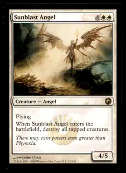 Sunblast Angel LP Light Play Scars of Mirrodin MTG [11669] - Image 1