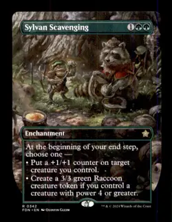 Sylvan Scavenging LP Light Play Magic: The Gathering Foundations MTG [12501] - Image 1