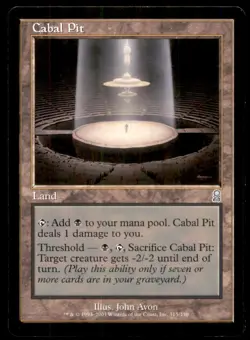 Cabal Pit LP Light Play Odyssey MTG [9122] - Image 1