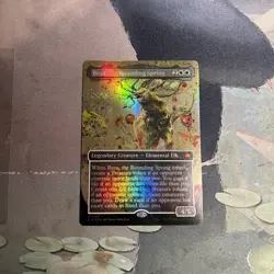 Beza, the Bounding Spring (Borderless) Bloomburrow Foil - Image 1