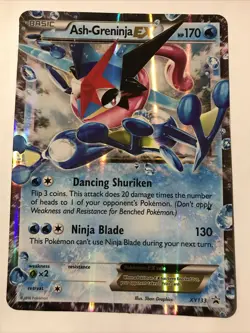 Pokemon TCG Black Star Promo, Ash-Greninja EX XY133 Holo Jumbo Greninja 40/22 - Image 1