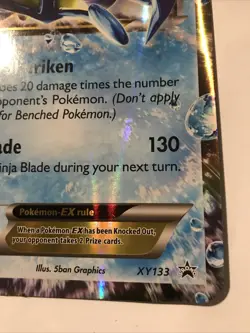 Pokemon TCG Black Star Promo, Ash-Greninja EX XY133 Holo Jumbo Greninja 40/22 - Image 3