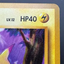 1996 Pokemon Pikachu #025 Base Set Japanese Old Back Unlimited Vintage Card TCG③ - Image 3