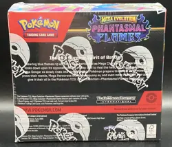 2025 Pokemon Phantasmal Flames Booster Box Factory Sealed New - Image 4