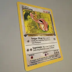 Pokemon TCG Lickitung 38/64 Jungle Set First Edition Uncommon Vintage - Image 1