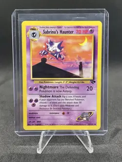 Pokemon TCG: Sabrina's Haunter 55/132 Gym Challenge Regular Uncommon Vintage LP+ - Image 1