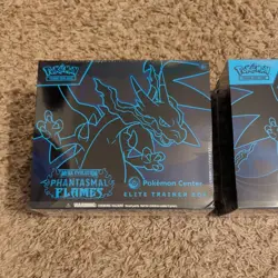 Pokemon Center Exclusive Phantasmal Flames Elite Trainer Box Combo Set Bundler - Image 3