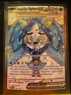 Wellspring Mask Ogerpon ex 194/167 Pokemon Twilight Masquerade Holo - Image 1