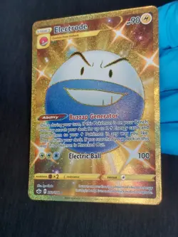 2021 POKEMON ELECTRODE CHILLING REIGN GOLDEN SECRET RARE 222/198 💎 - Image 2