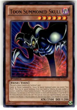 Toon Summoned Skull LCJW-EN237 Rare 1st Edition NM Yugioh - Image 1
