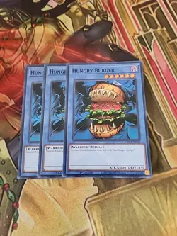 3X Hungry Burger- WISU-EN041 Super Rare - 1st Ed NM Yugioh - Image 1