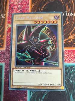 Yu-Gi-Oh! Arcana Dark Magician SBC1-ENG01 Secret Rare 1st Edition Near Mint - Image 1