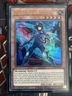 K9-17 Izuna Ultra Rare 1st Edition JUSH-EN031 Mint/NM Yugioh - Image 1